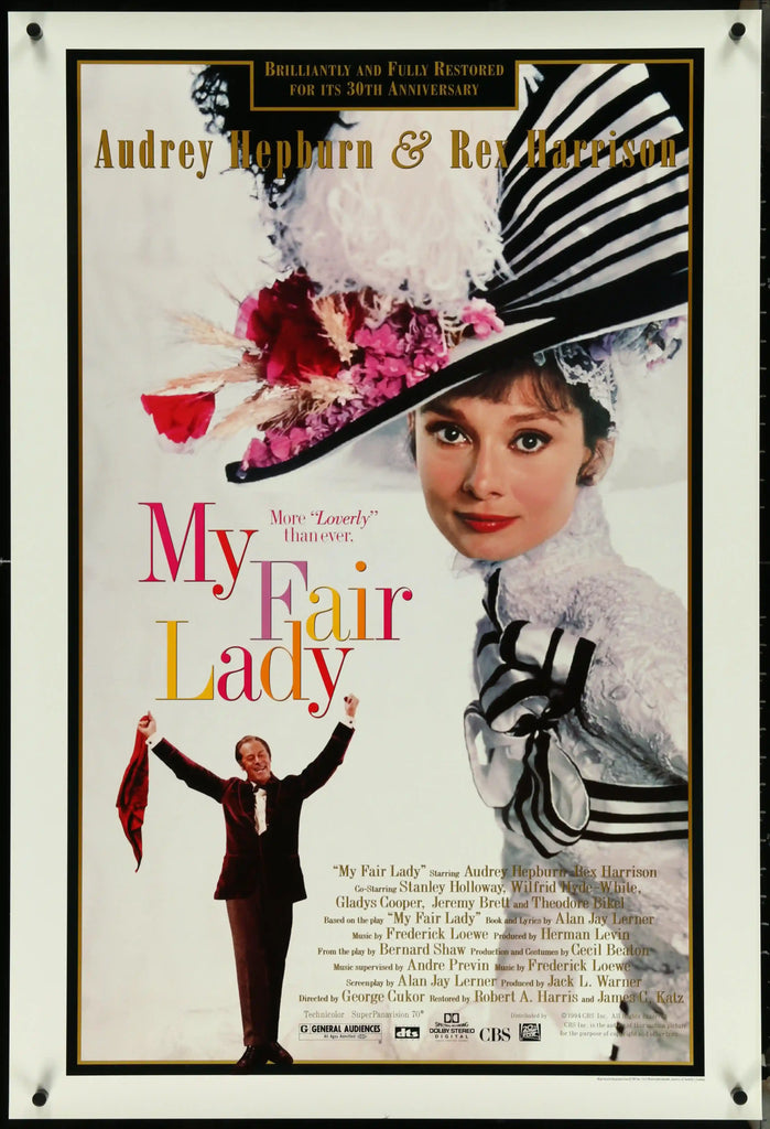 洋画映画ポスター マイ・フェア・レディ My-Fair-Lady-Vintage-Movie-