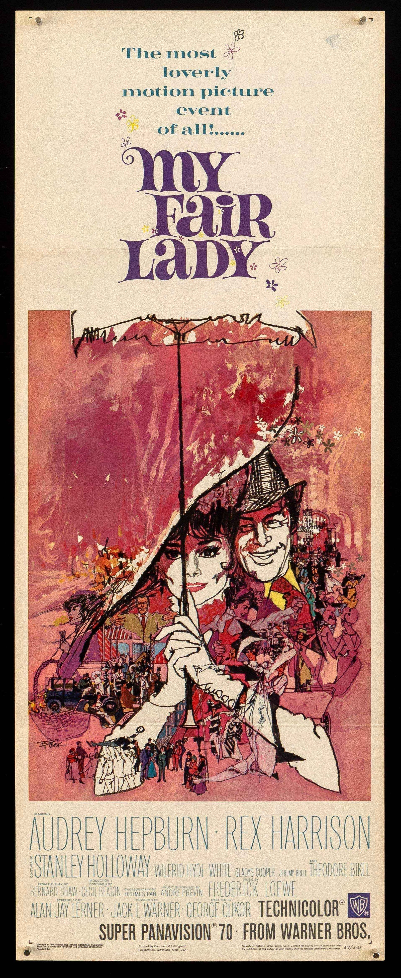 My Fair Lady Original Vintage Movie Poster