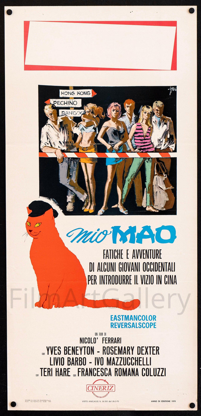 My Mao Italian Locandina (13x28) Original Vintage Movie Poster