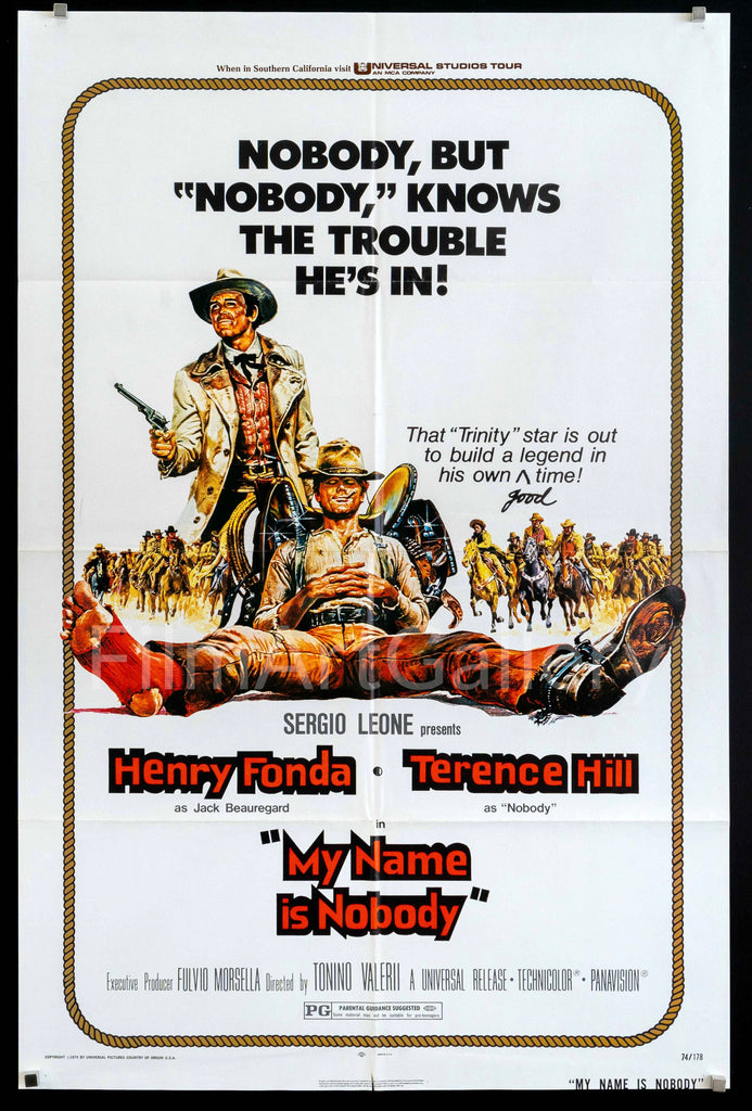 My Name is Nobody Original Vintage Movie Poster