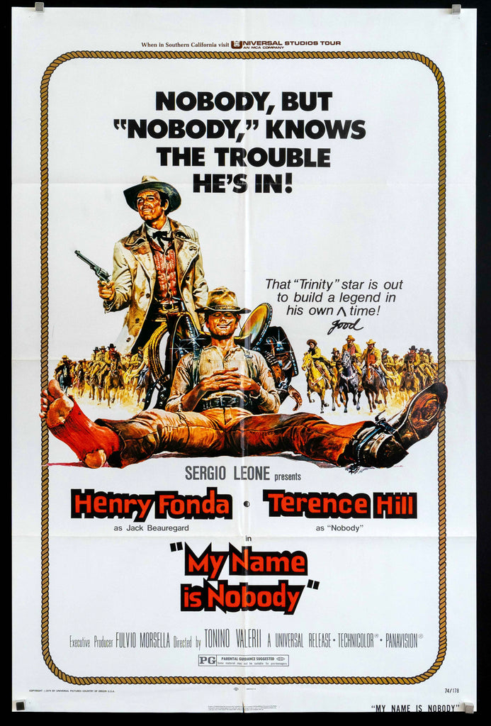 My Name is Nobody Original Vintage Movie Poster