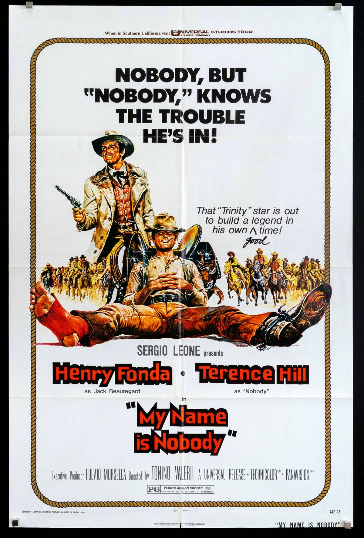 My Name is Nobody Original Vintage Movie Poster