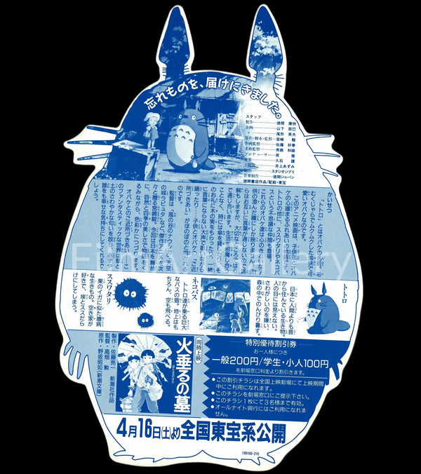 My Neighbor Totoro Original Vintage Movie Poster