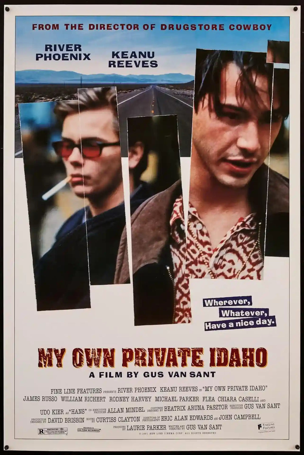 My Own Private Idaho Original Vintage Movie Poster