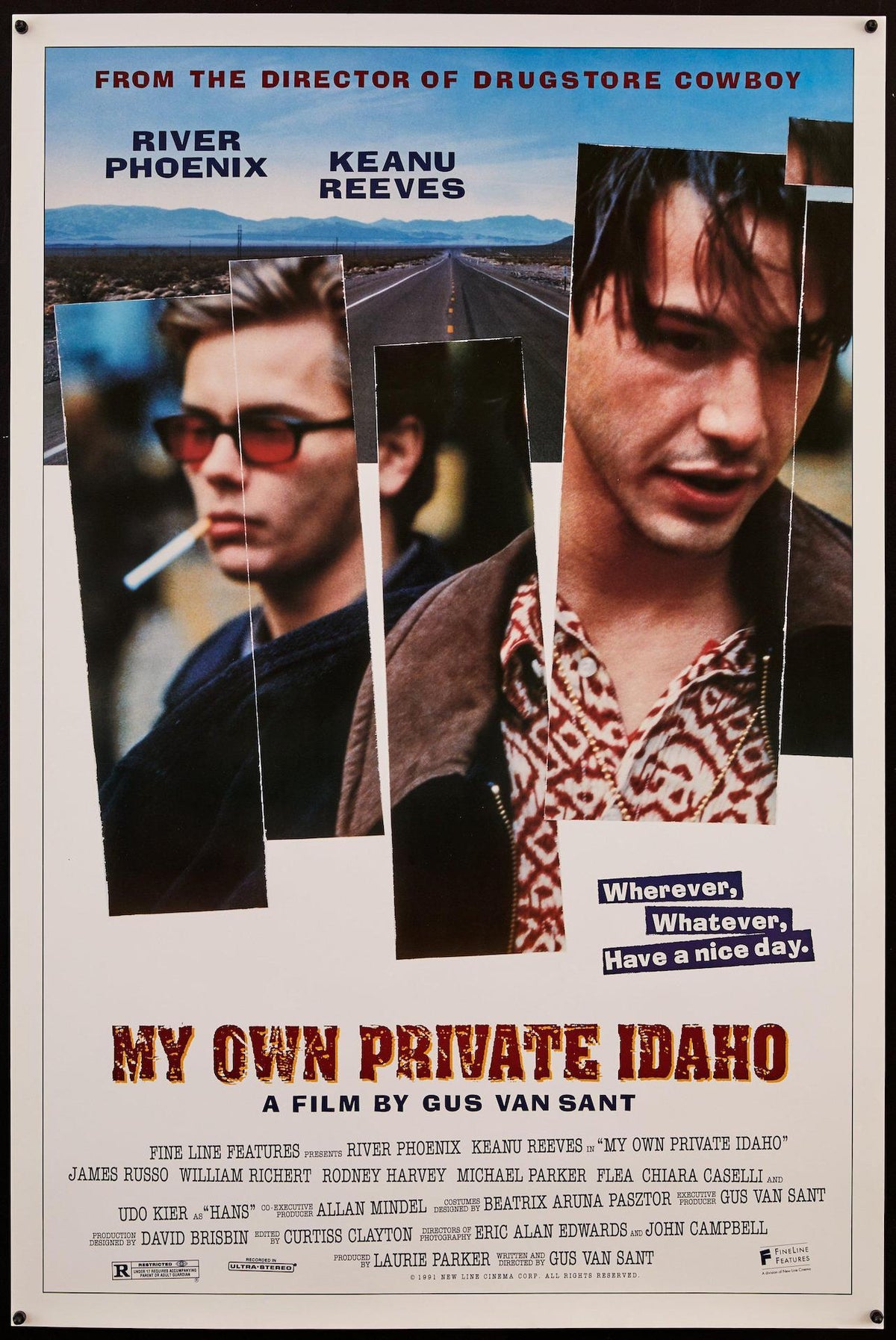 My Own Private Idaho Original Vintage Movie Poster