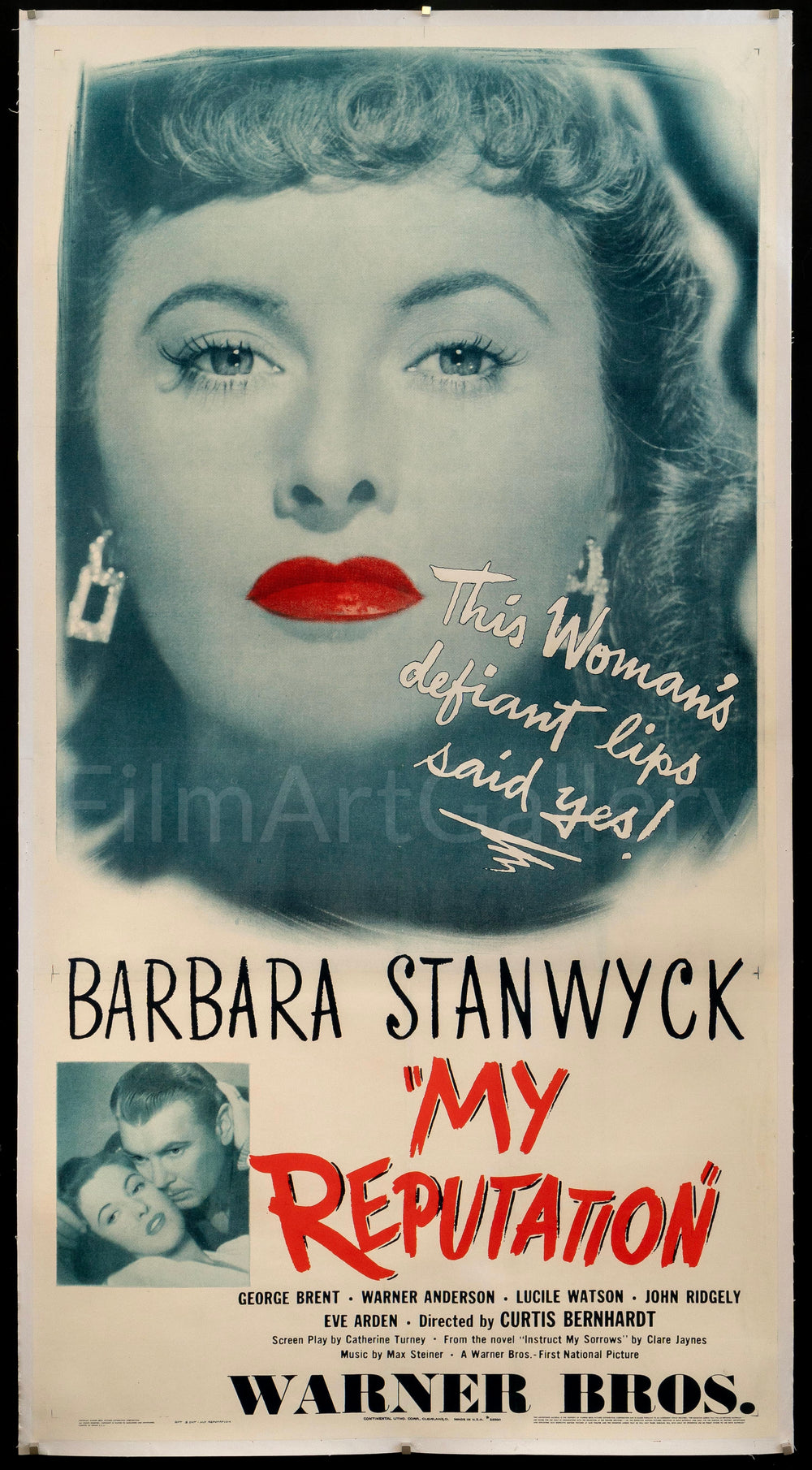My Reputation Original Vintage Movie Poster