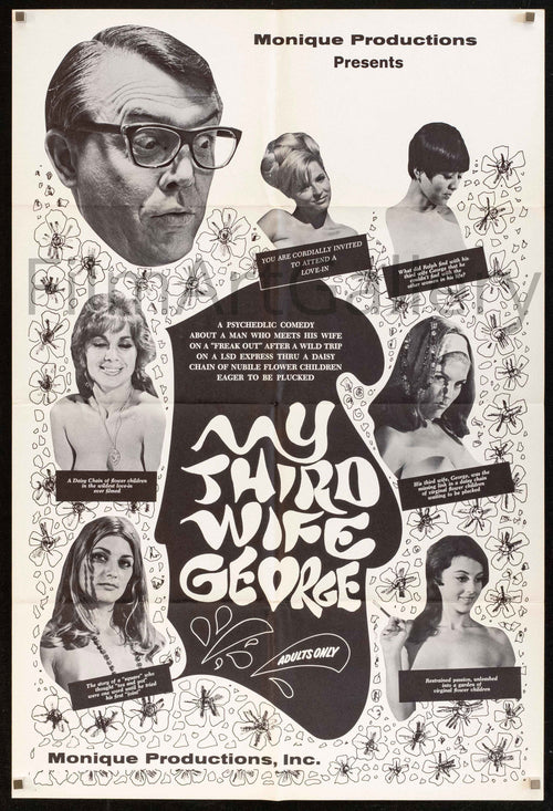 My Third Wife George Original Vintage Movie Poster