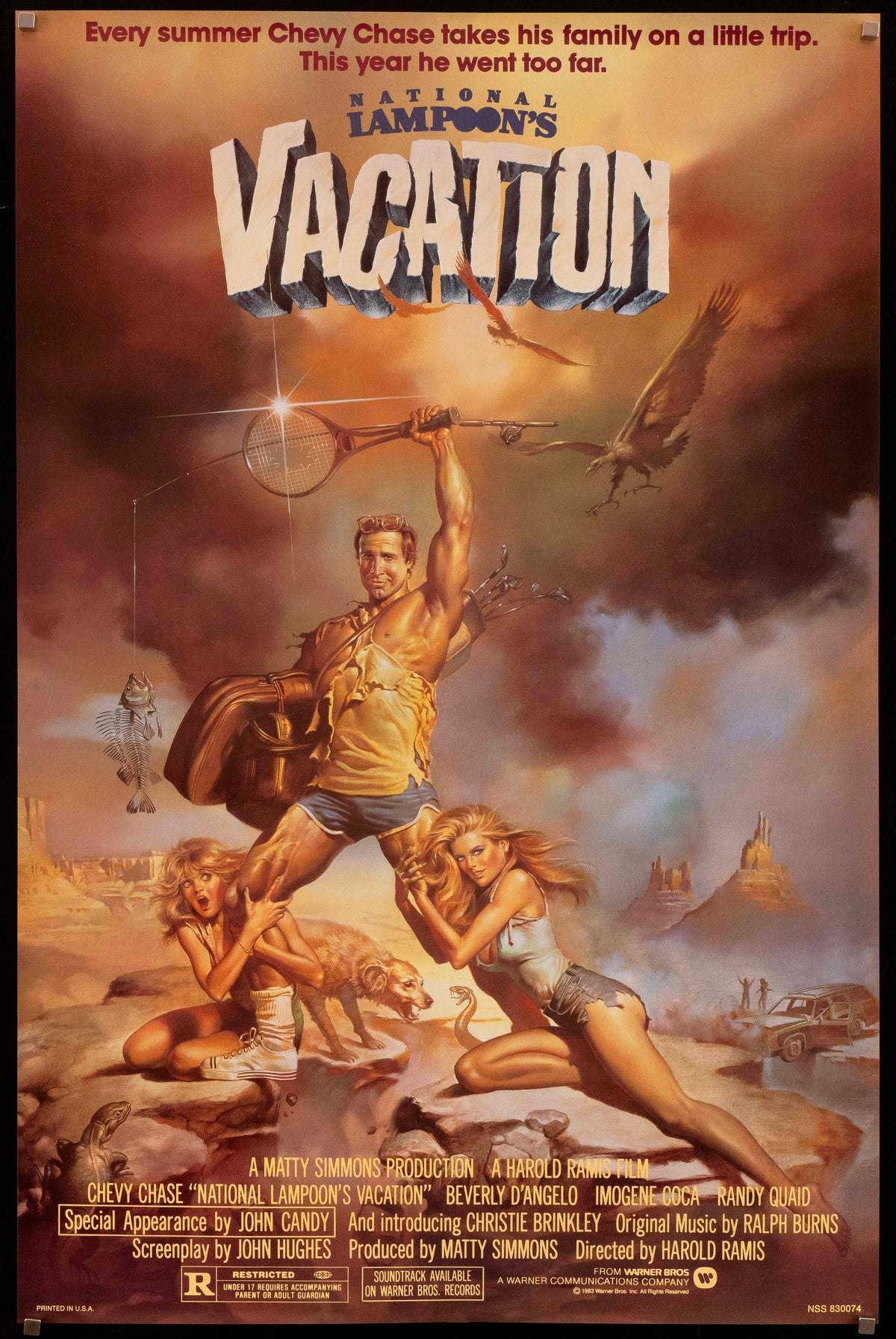 National Lampoon&#39;s Vacation 1 Sheet (27x41) Original Vintage Movie Poster