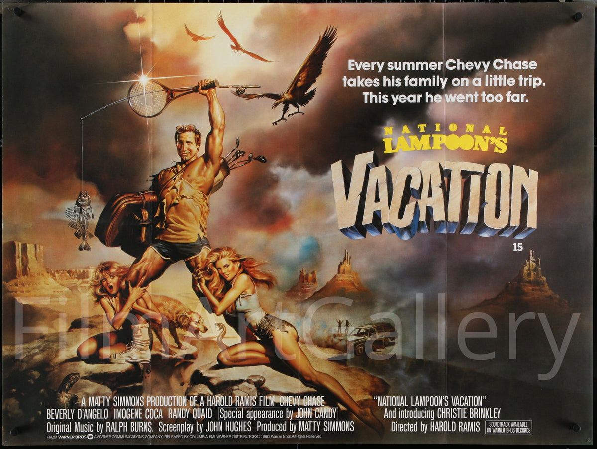 National Lampoon&#39;s Vacation British Quad (30x40) Original Vintage Movie Poster