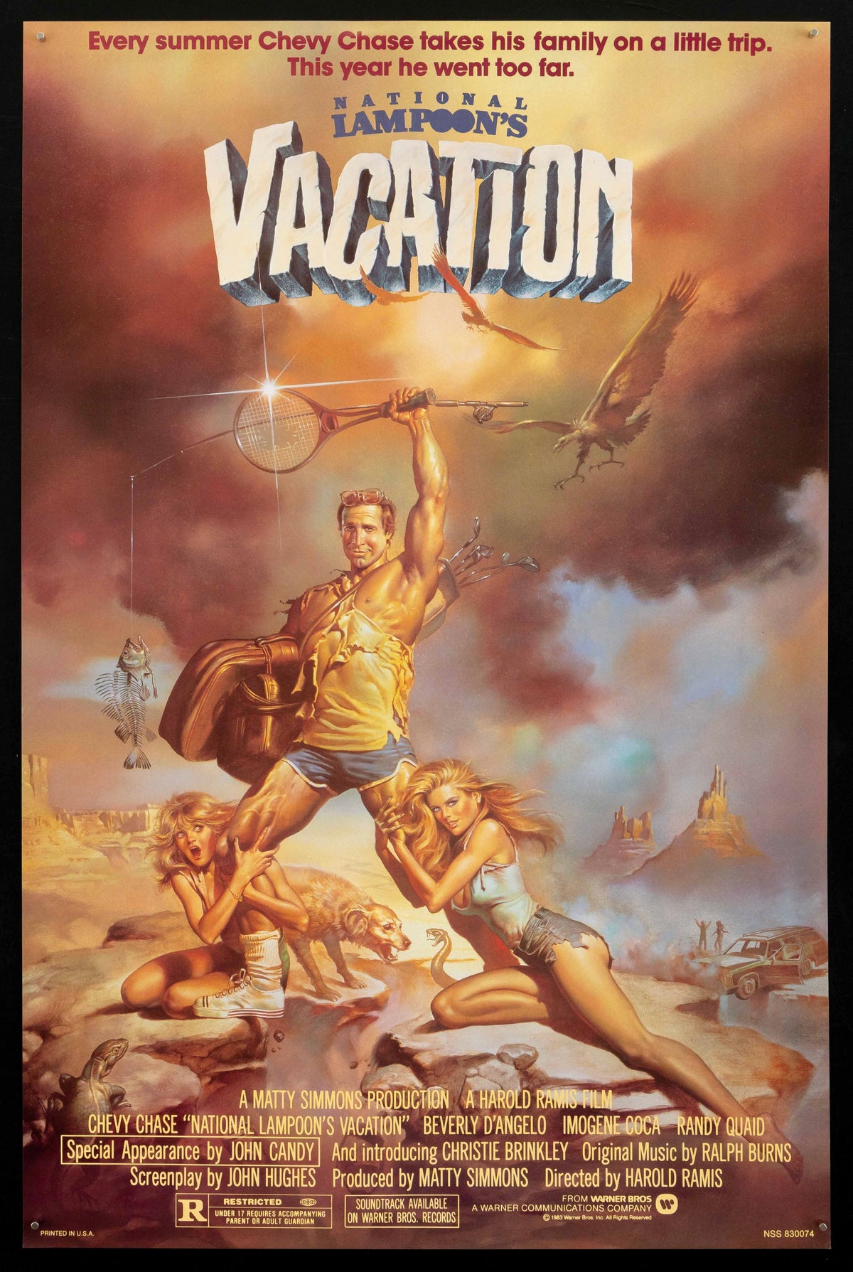 National Lampoon&#39;s Vacation Original Vintage Movie Poster