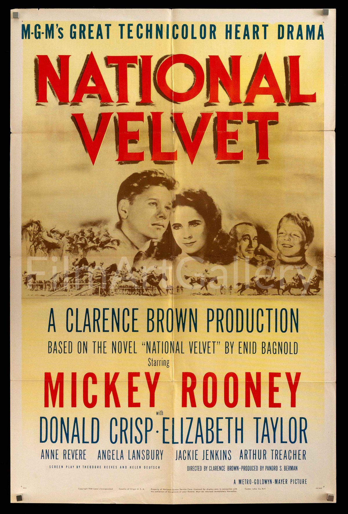National Velvet Original Vintage Movie Poster