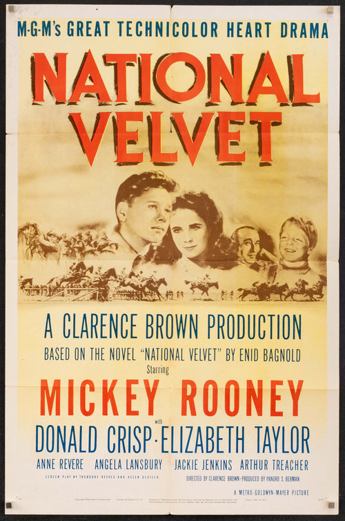 National Velvet Original Vintage Movie Poster