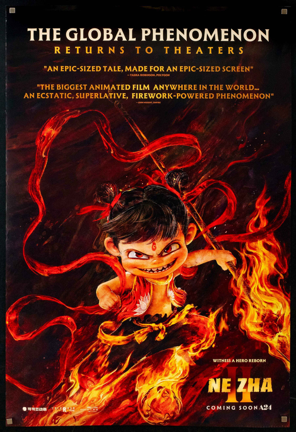 Ne Zha 2 Original Vintage Movie Poster