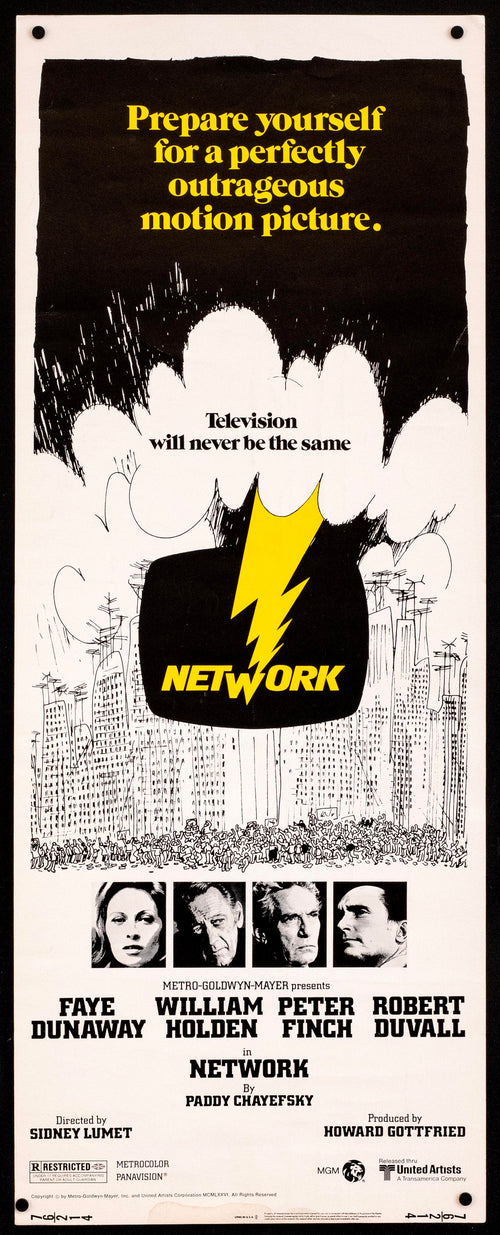 Network Original Vintage Movie Poster