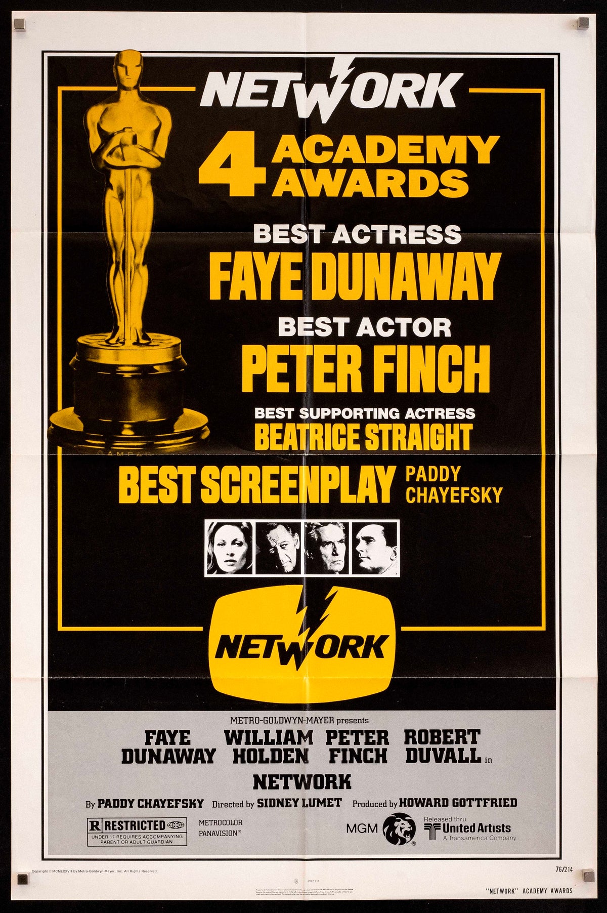 Network Original Vintage Movie Poster