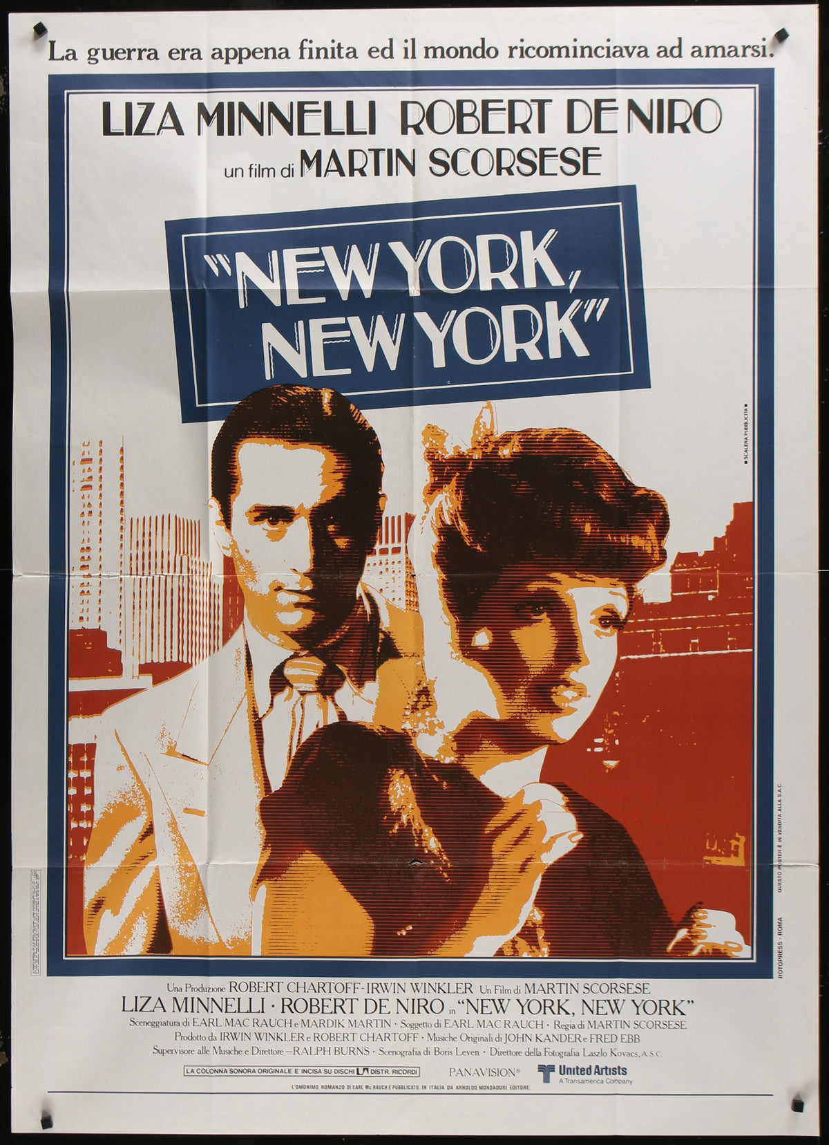 New York, New York Original Vintage Movie Poster