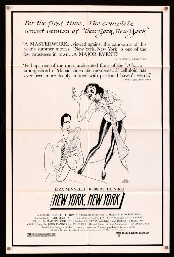 New York, New York Original Vintage Movie Poster