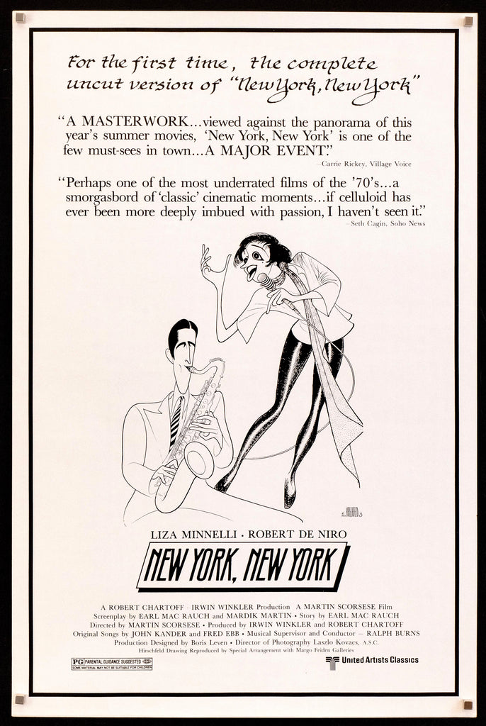 New York, New York Original Vintage Movie Poster