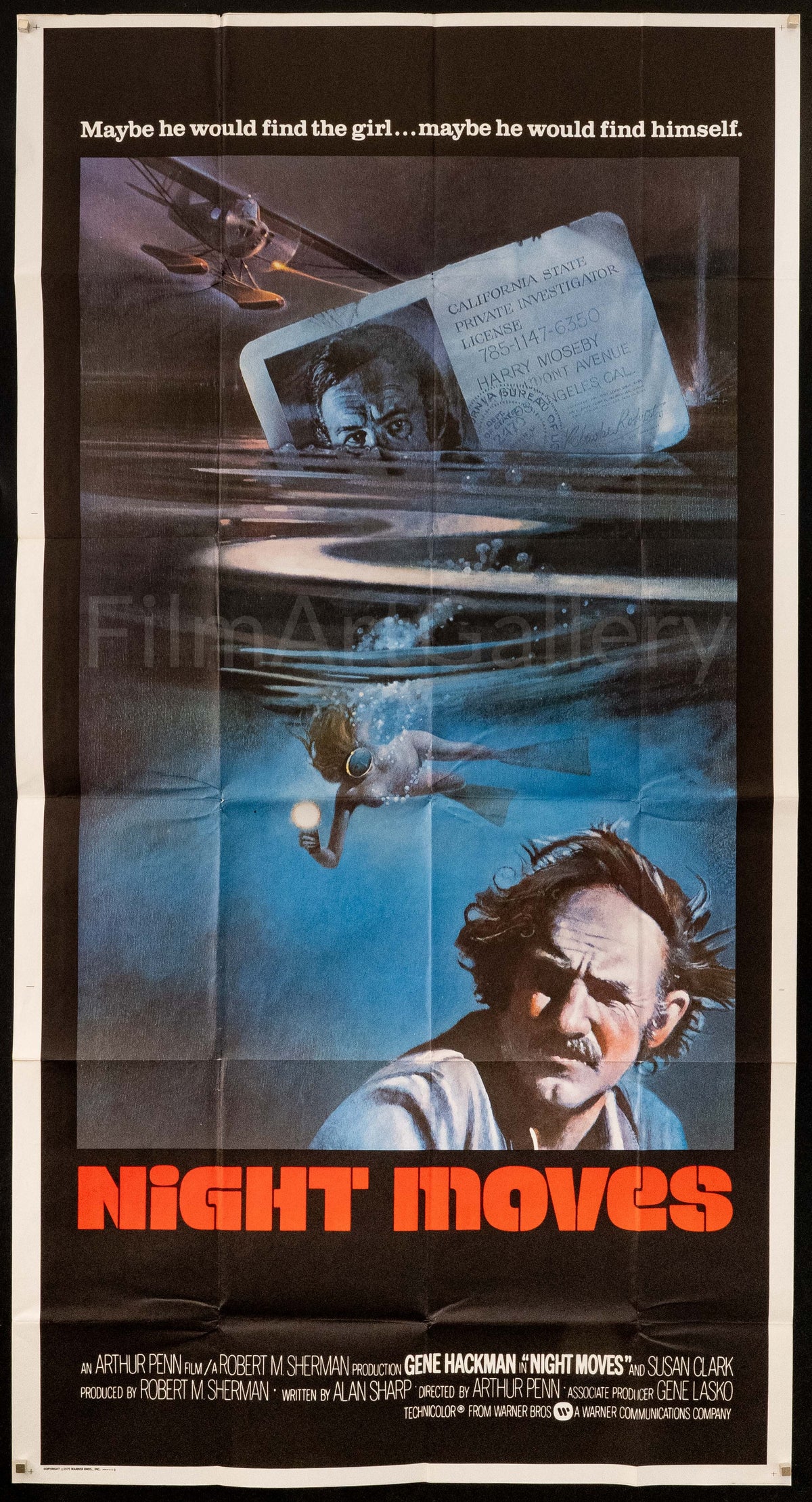Night Moves Original Vintage Movie Poster