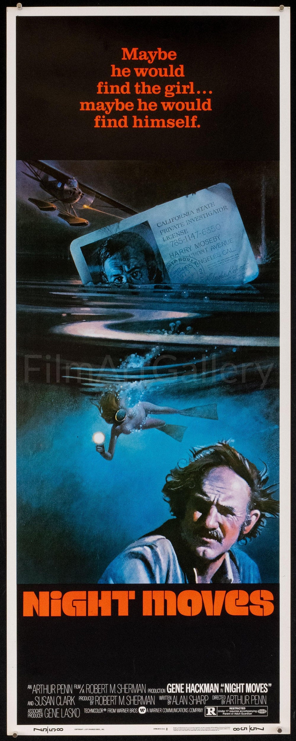 Night Moves Original Vintage Movie Poster