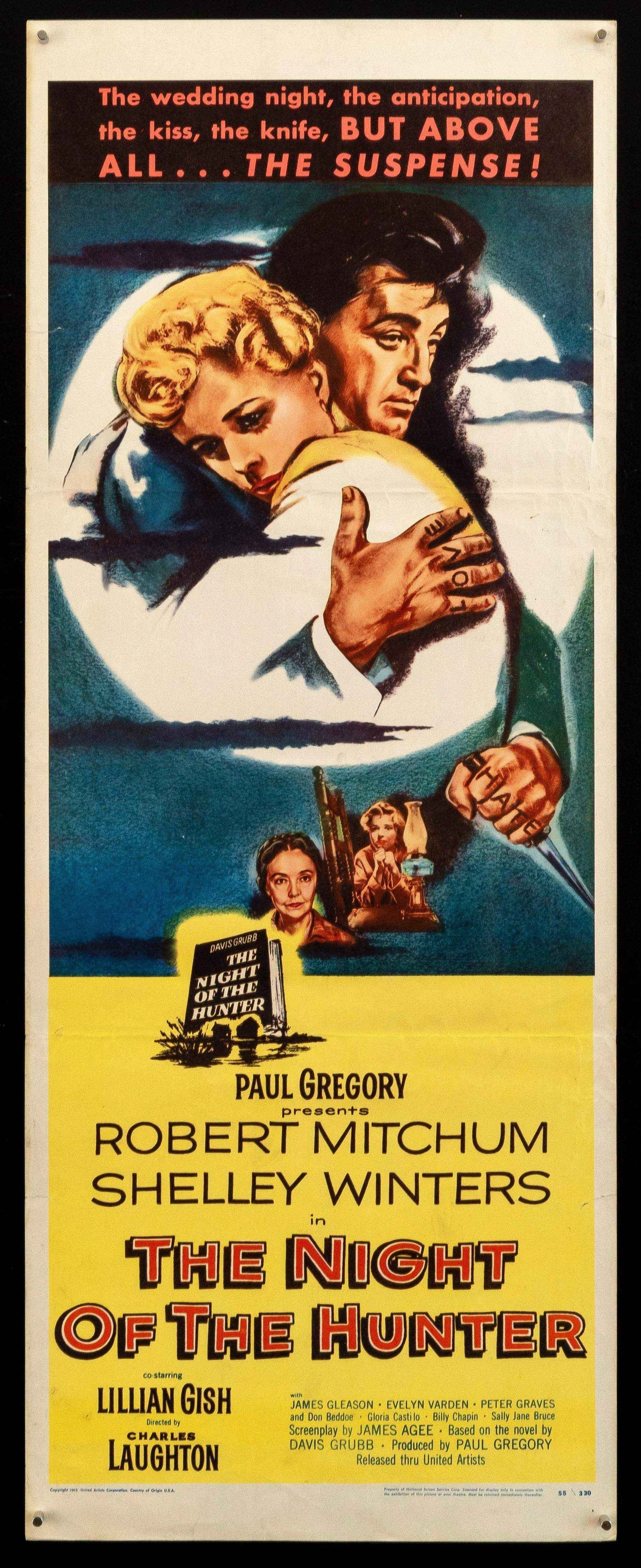 Night of the Hunter Original Vintage Movie Poster