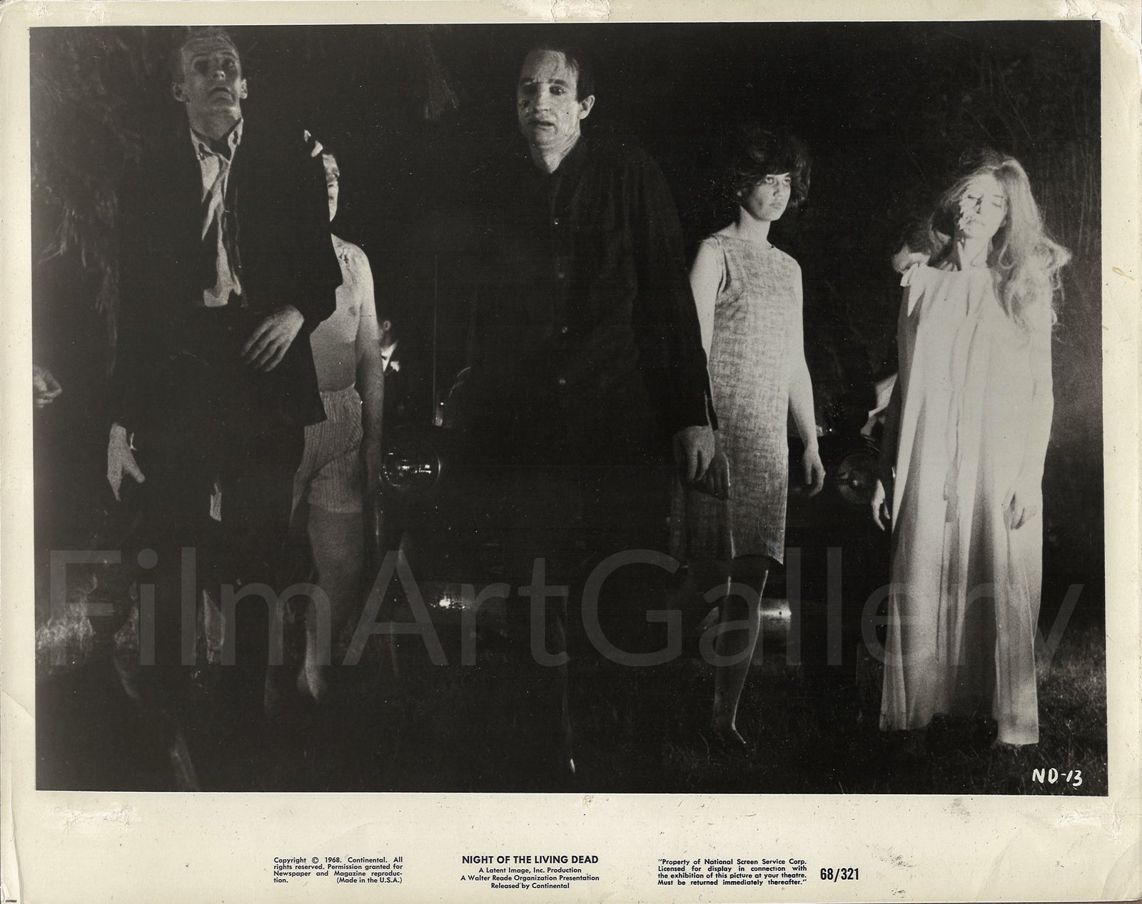Night of the Living Dead Original Vintage Movie Poster