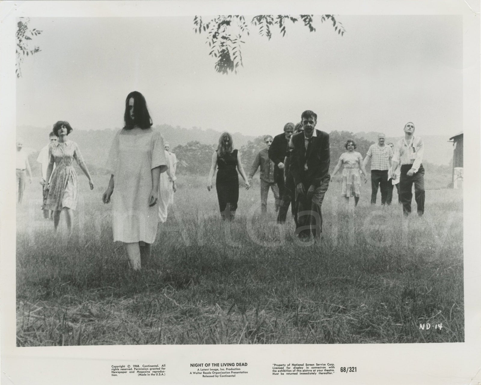 Night of the Living Dead Original Vintage Movie Poster