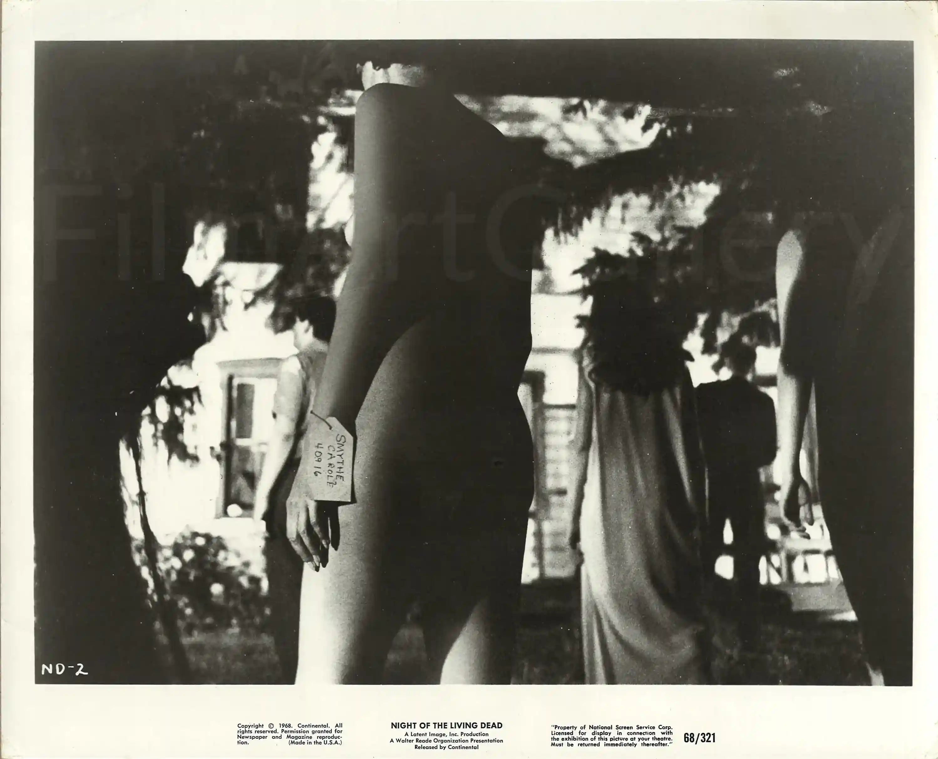 Poster Film Night Of The Living Dead - Stampa Artistica 40x30 Cm, Carta Satinata 300g, Edizione Open