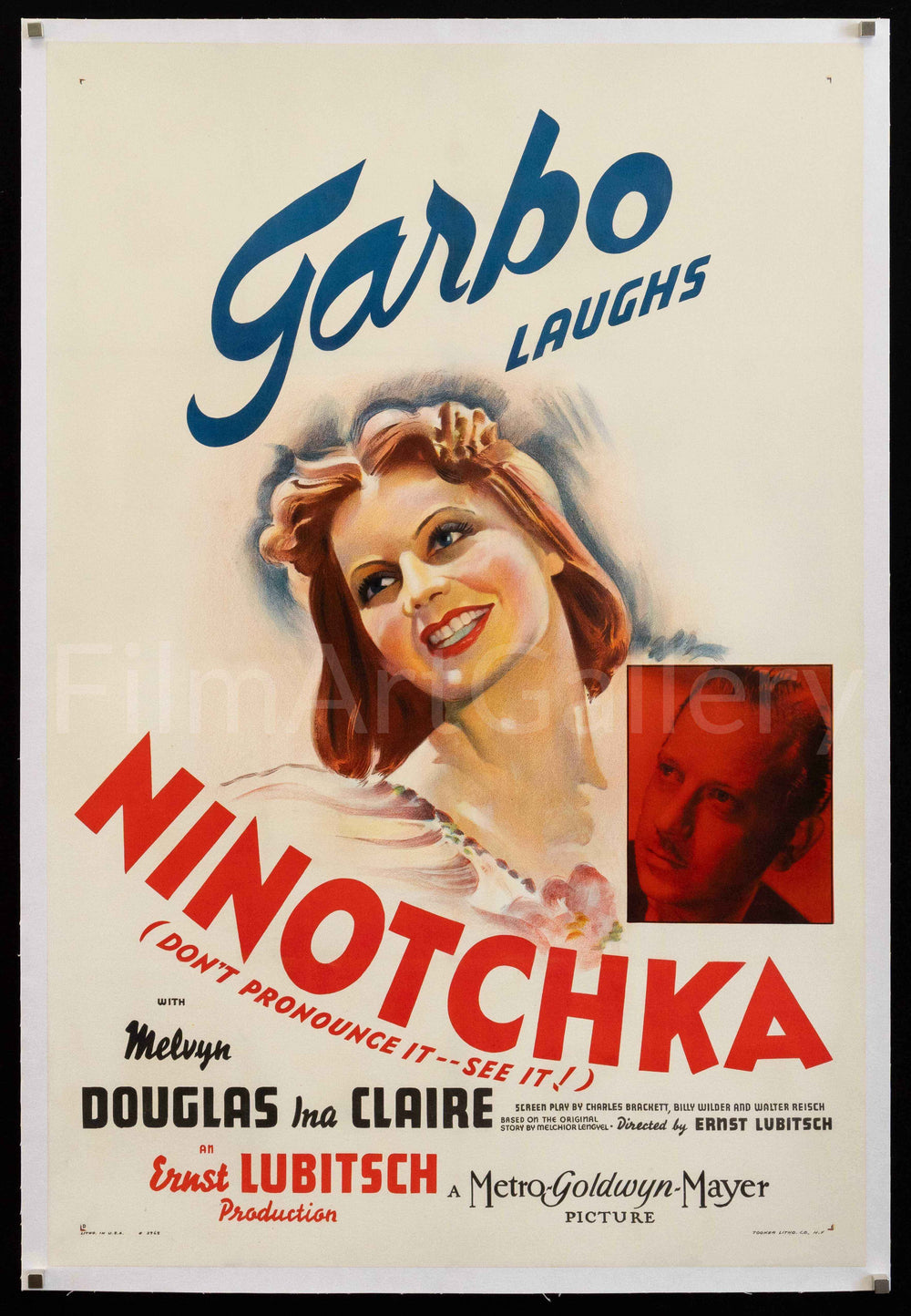 Ninotchka Original Vintage Movie Poster