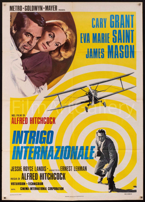 North By Northwest Original Vintage Movie Poster