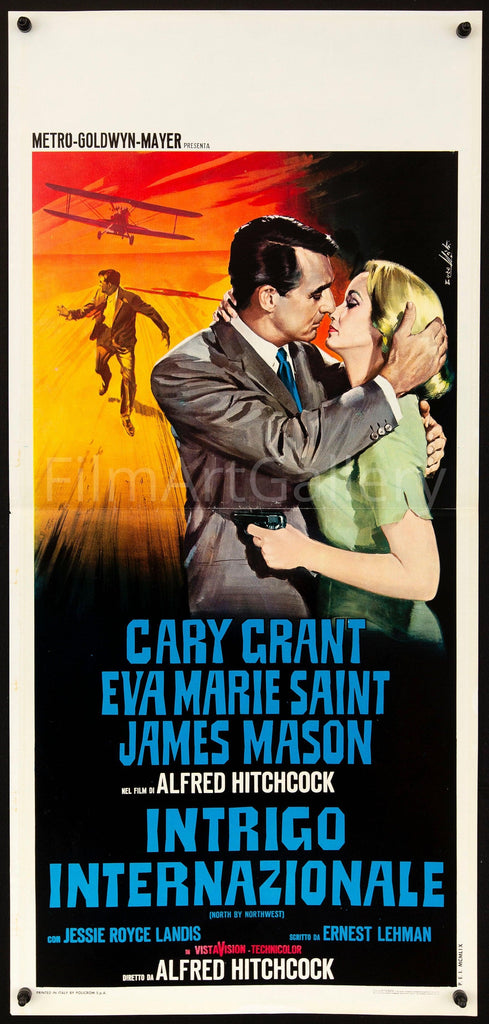 North By Northwest Original Vintage Movie Poster