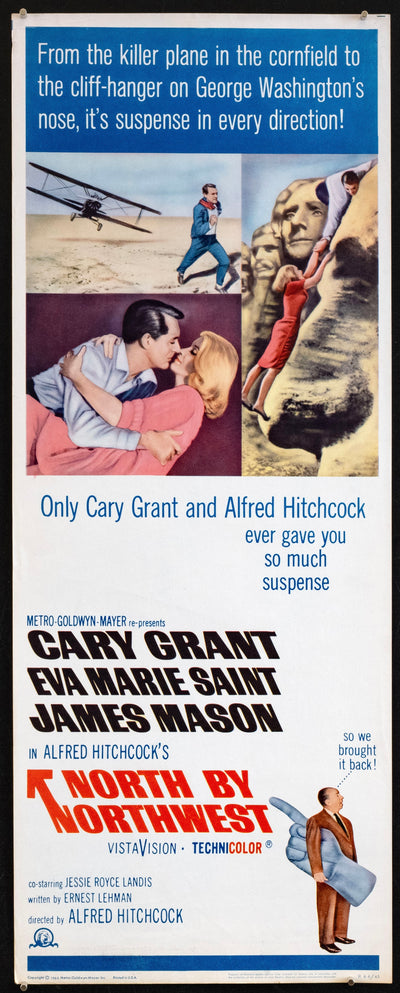 North By Northwest Original Vintage Movie Poster