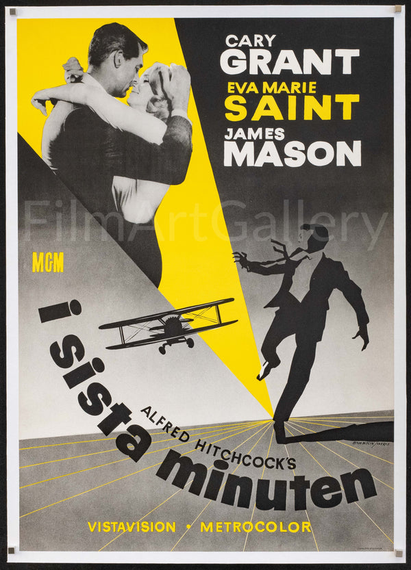 North By Northwest Original Vintage Movie Poster