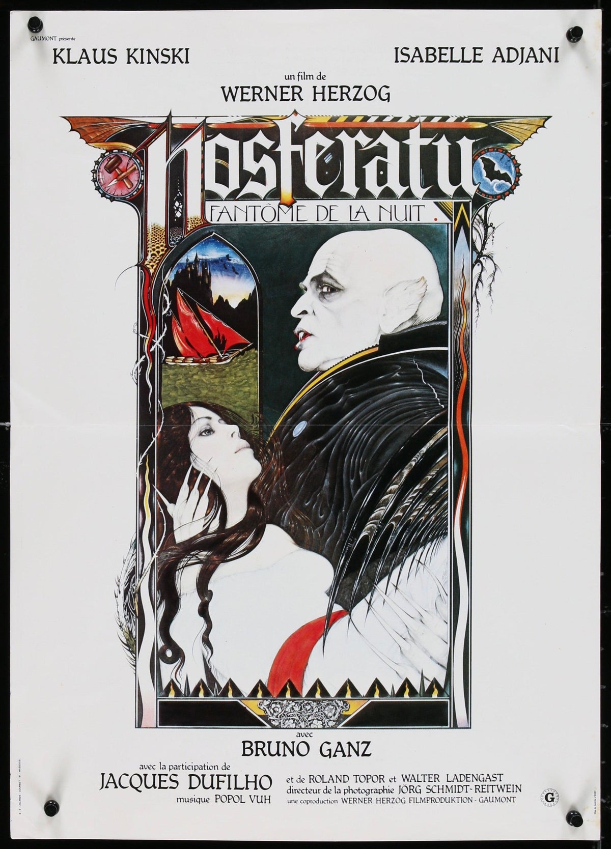 Nosferatu French Mini (16x23) Original Vintage Movie Poster