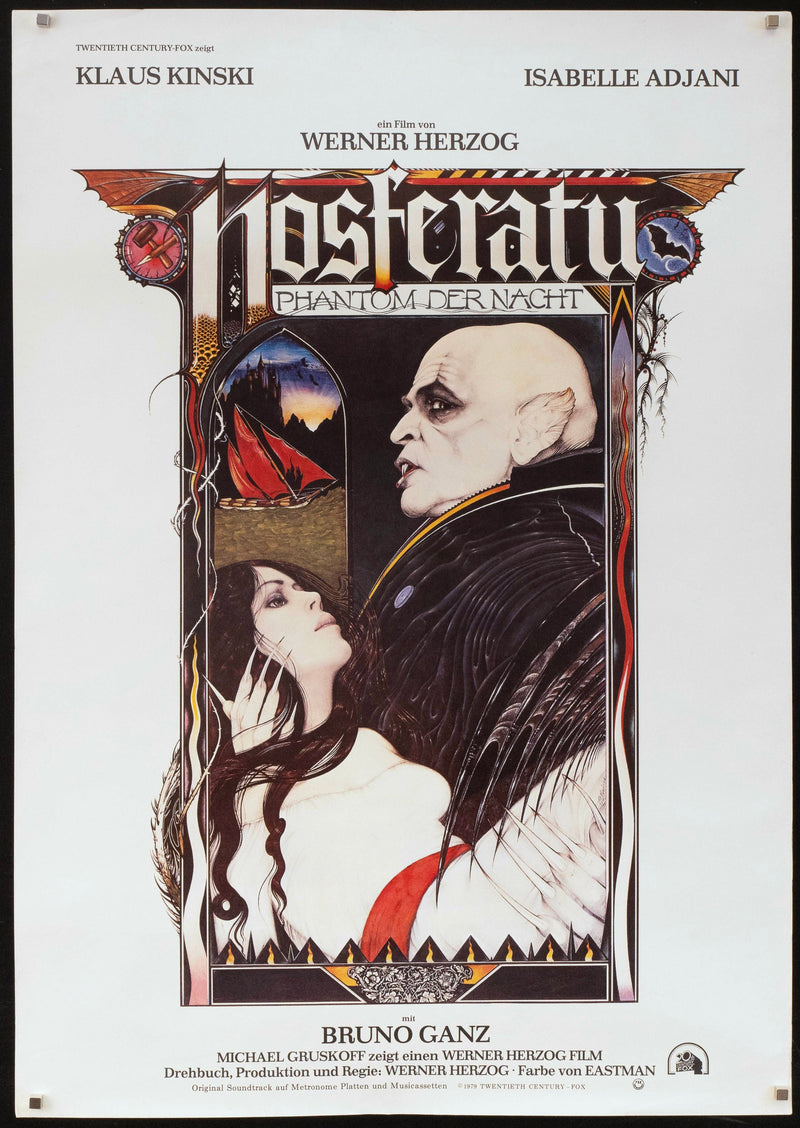 Nosferatu German A0 (33X46) Original Vintage Movie Poster