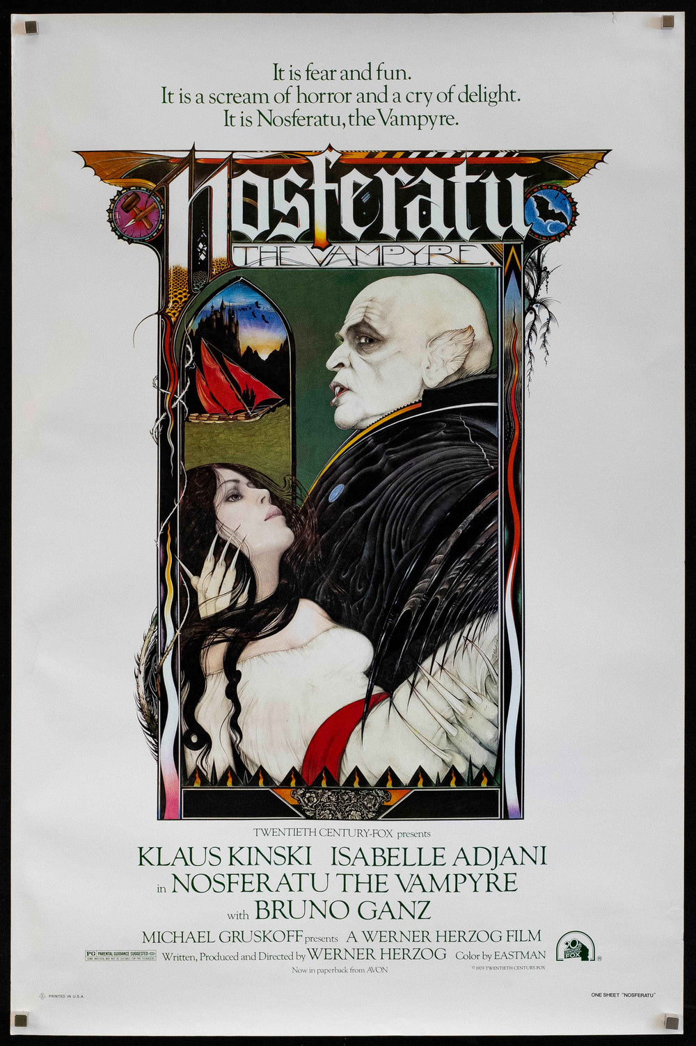Nosferatu Original Vintage Movie Poster