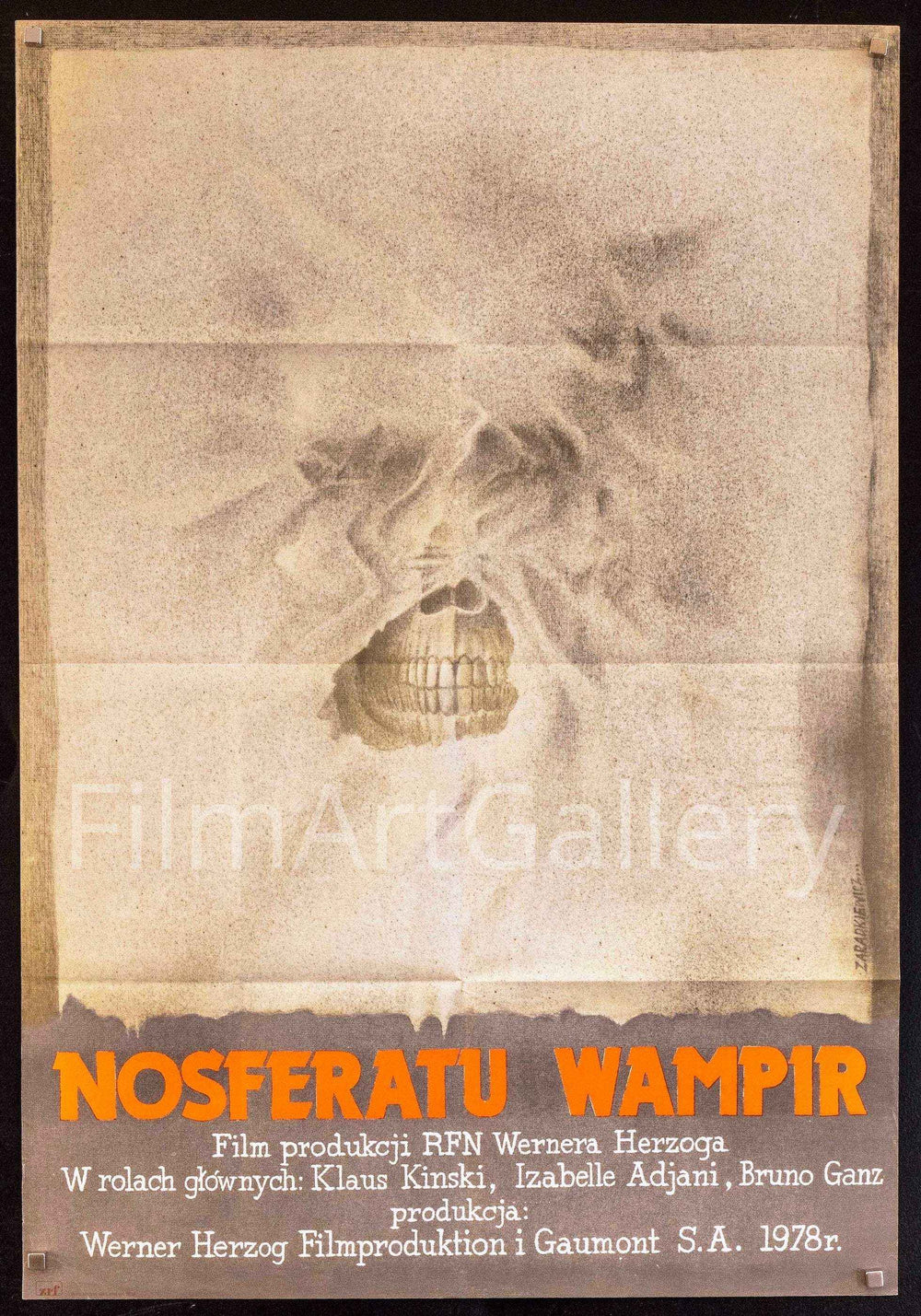 Nosferatu Original Vintage Movie Poster