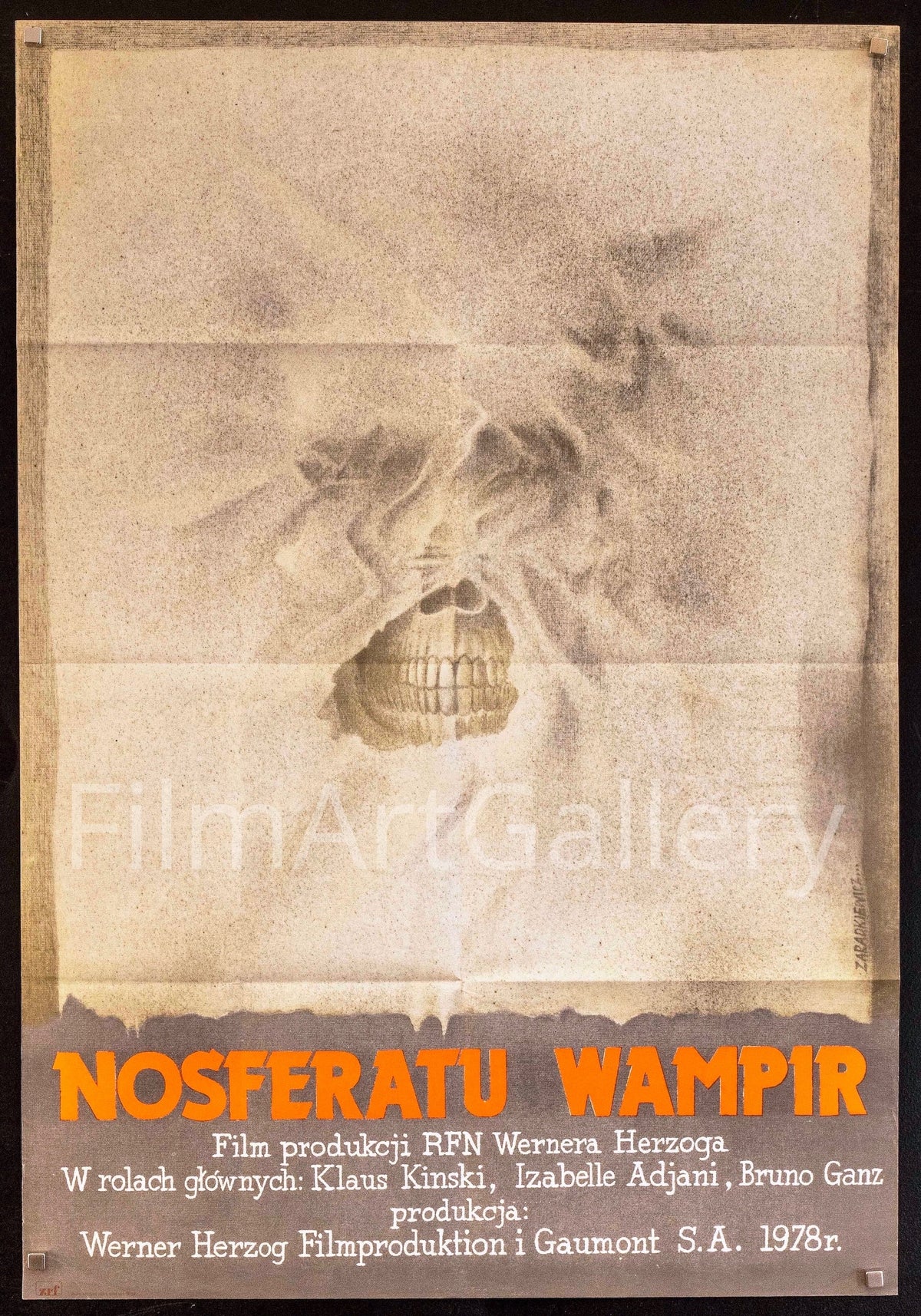 Nosferatu Original Vintage Movie Poster