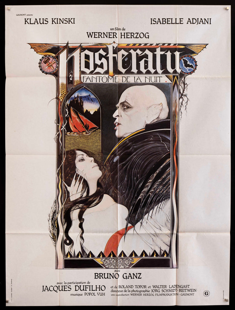 【映画館用両面ポスター】ノスフェラトゥ / Nosferatu Nosferatu Movie Poster 1979 French 1 panel (47x63)