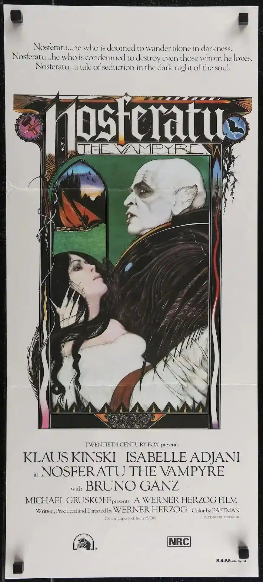 Nosferatu Original Vintage Movie Poster