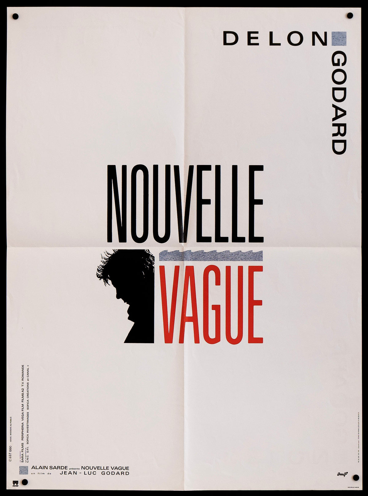 Nouvelle Vague French small (23x32) Original Vintage Movie Poster