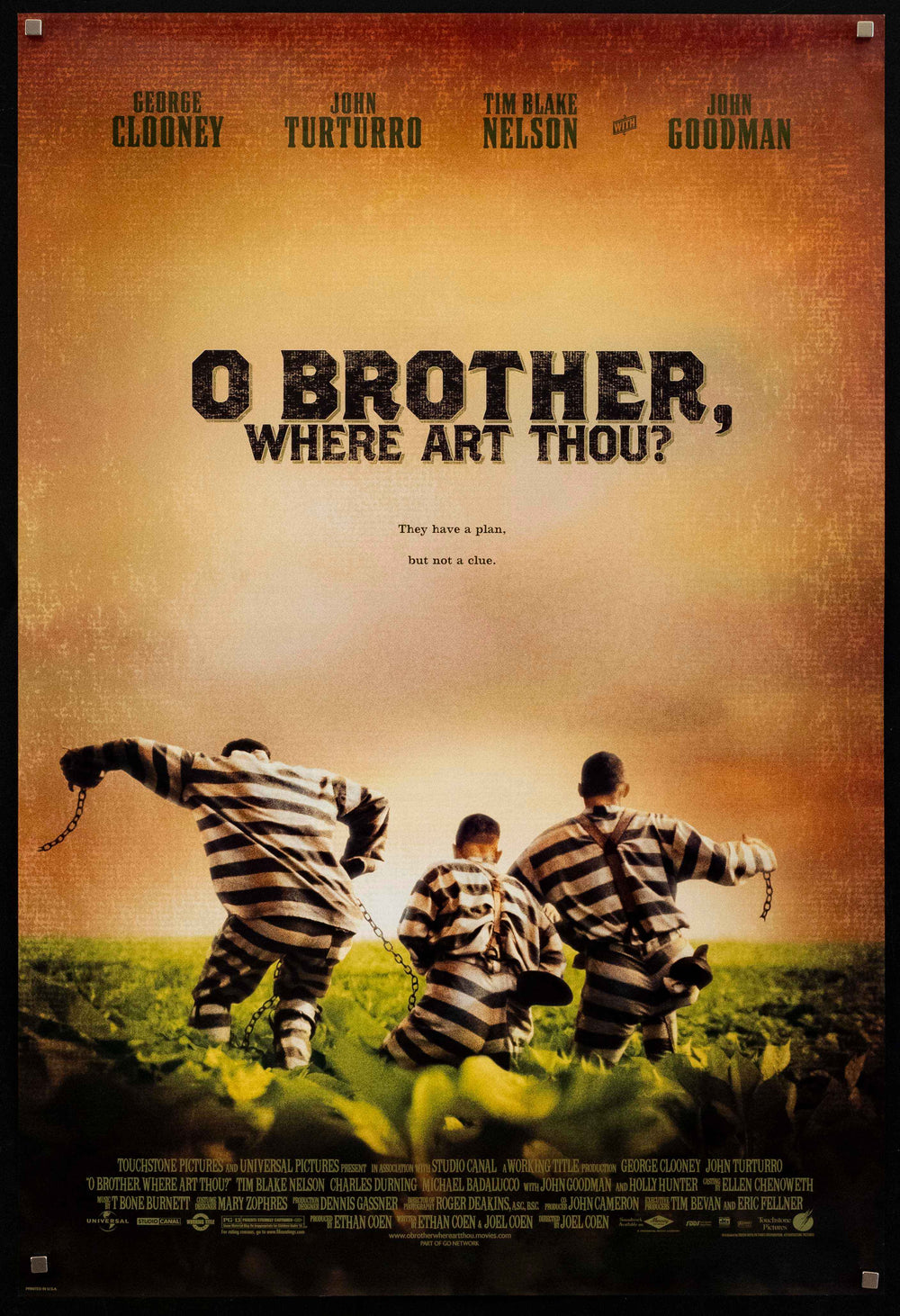 O Brother, Where Art Thou? Original Vintage Movie Poster