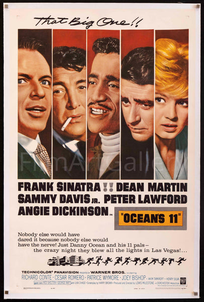 Collection of vintage original Rat Pack movie posters