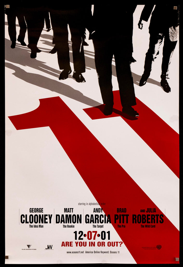 Ocean's 11 Original Vintage Movie Poster