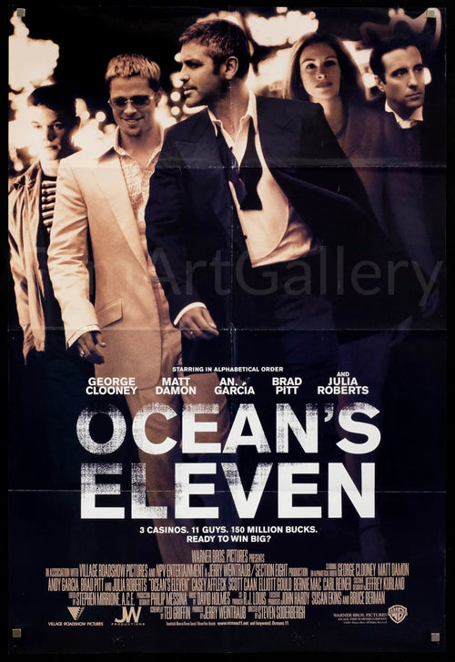 Ocean's 11 Original Vintage Movie Poster