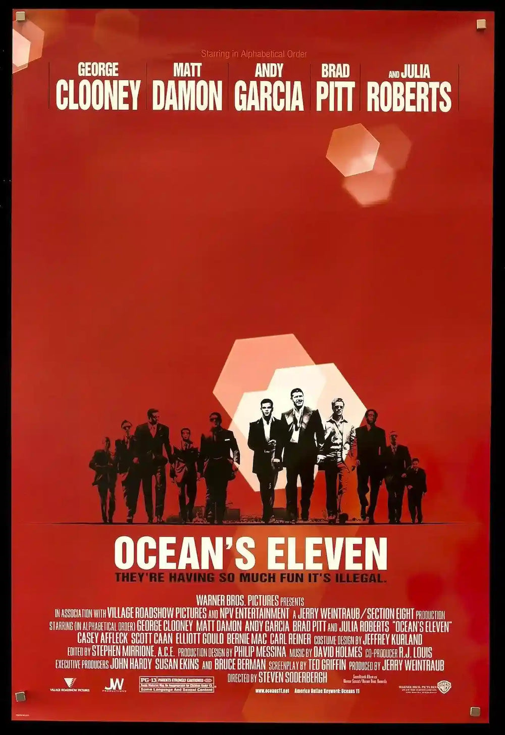 Ocean's 11 Original Vintage Movie Poster