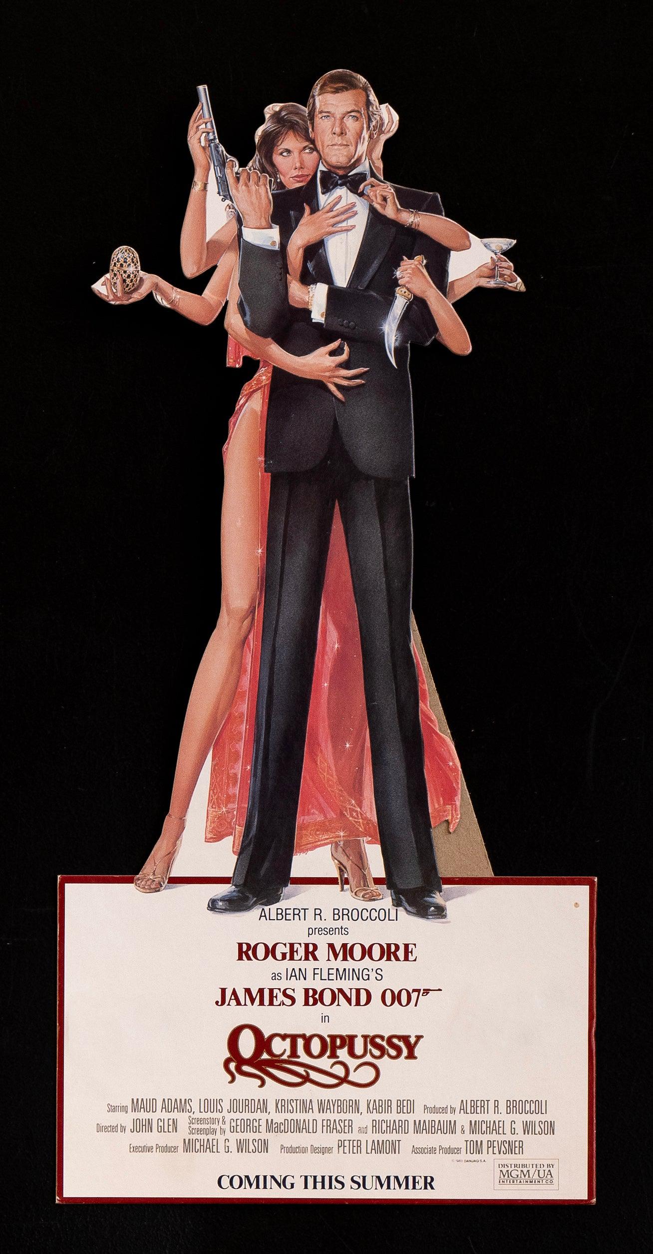 Octopussy Standee Original Vintage Movie Poster