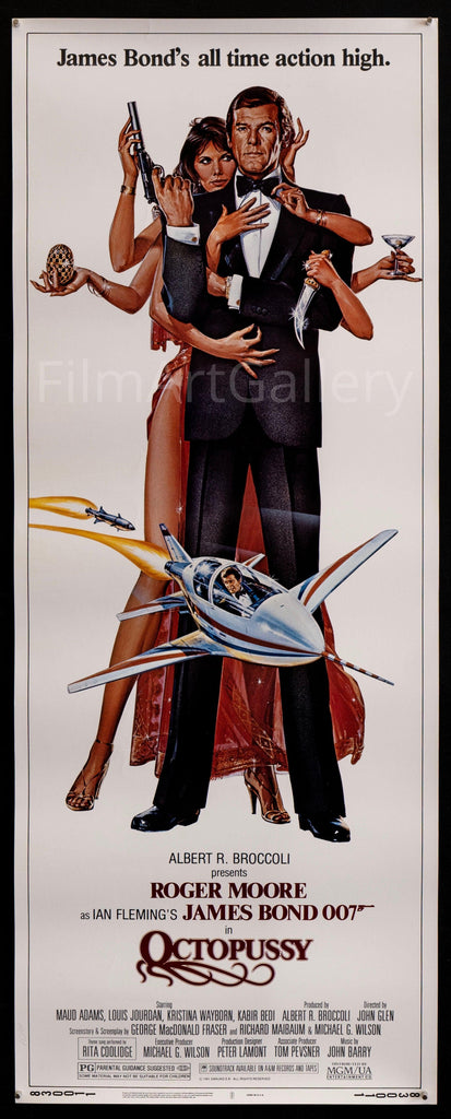 Octopussy Original Vintage Movie Poster