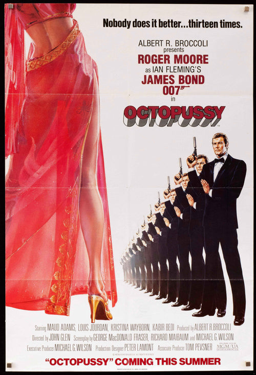 Octopussy Original Vintage Movie Poster