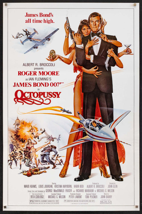 Octopussy Original Vintage Movie Poster